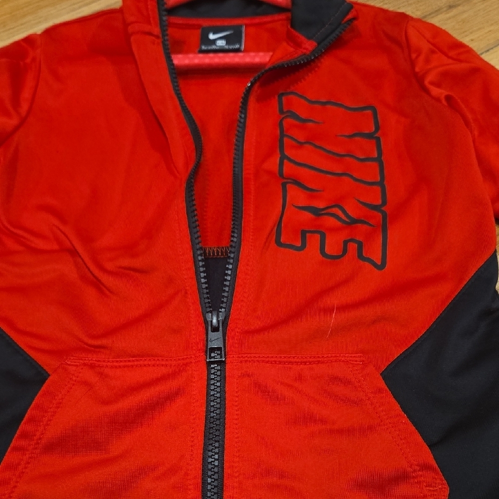 Nike Red and Black Sports Jacket